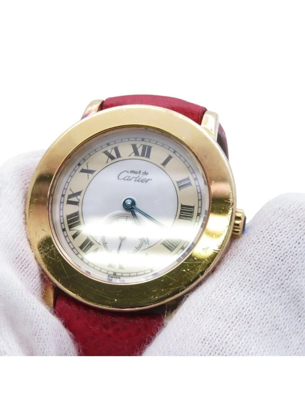 Cartier Must du Ronde Watch White Dial